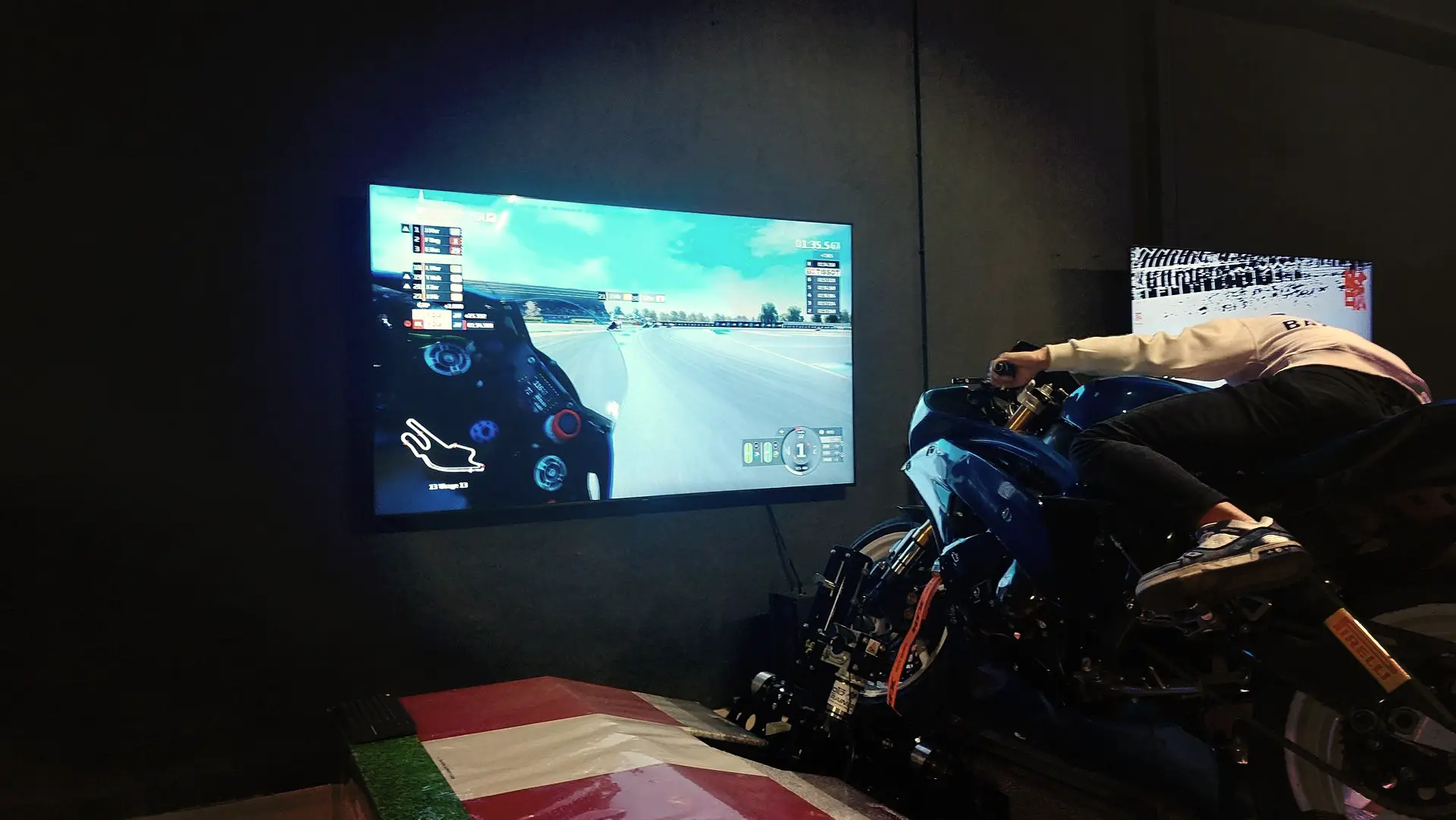 simulation de course Moto